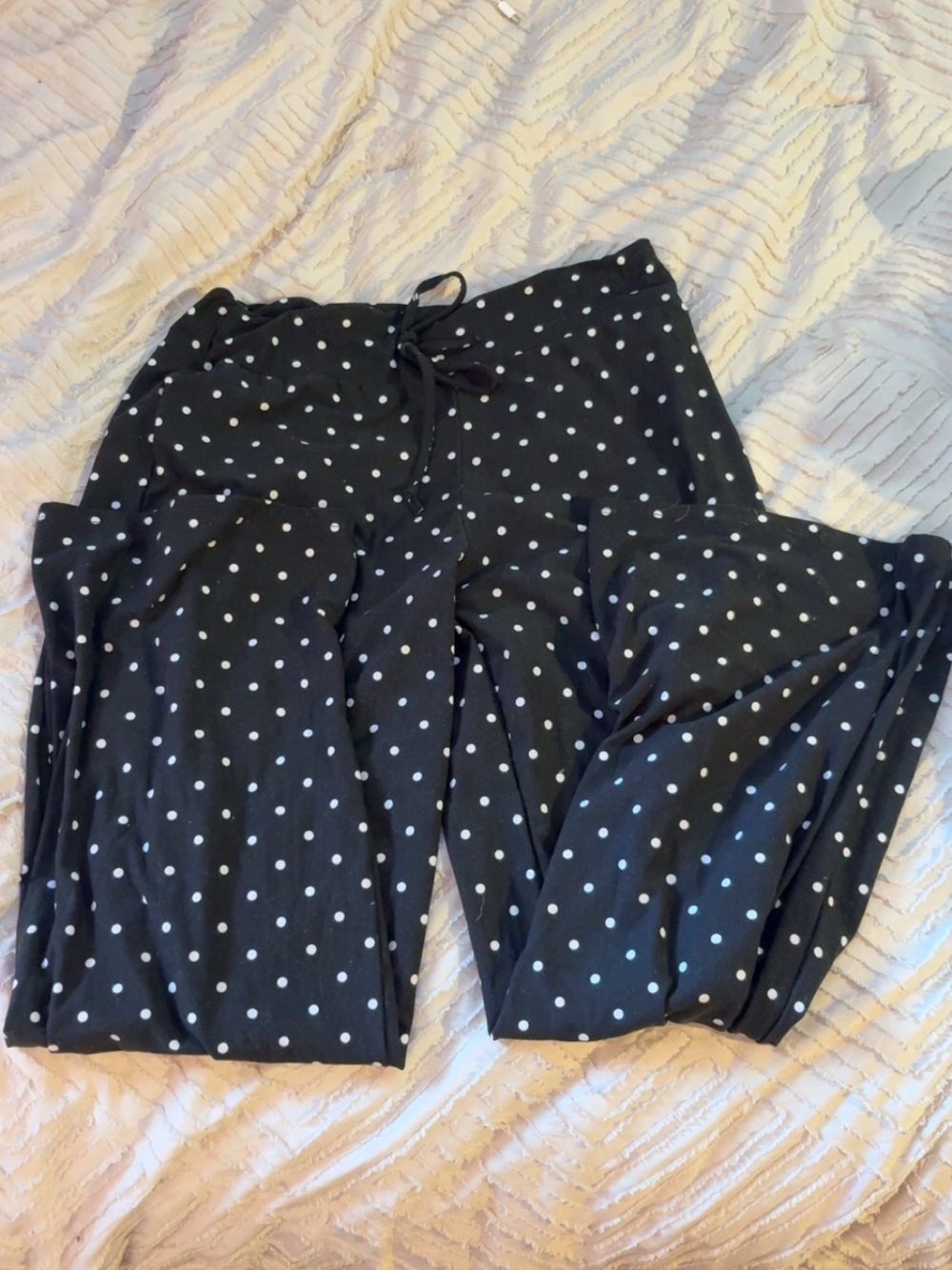 women’s polka dot lounge pants